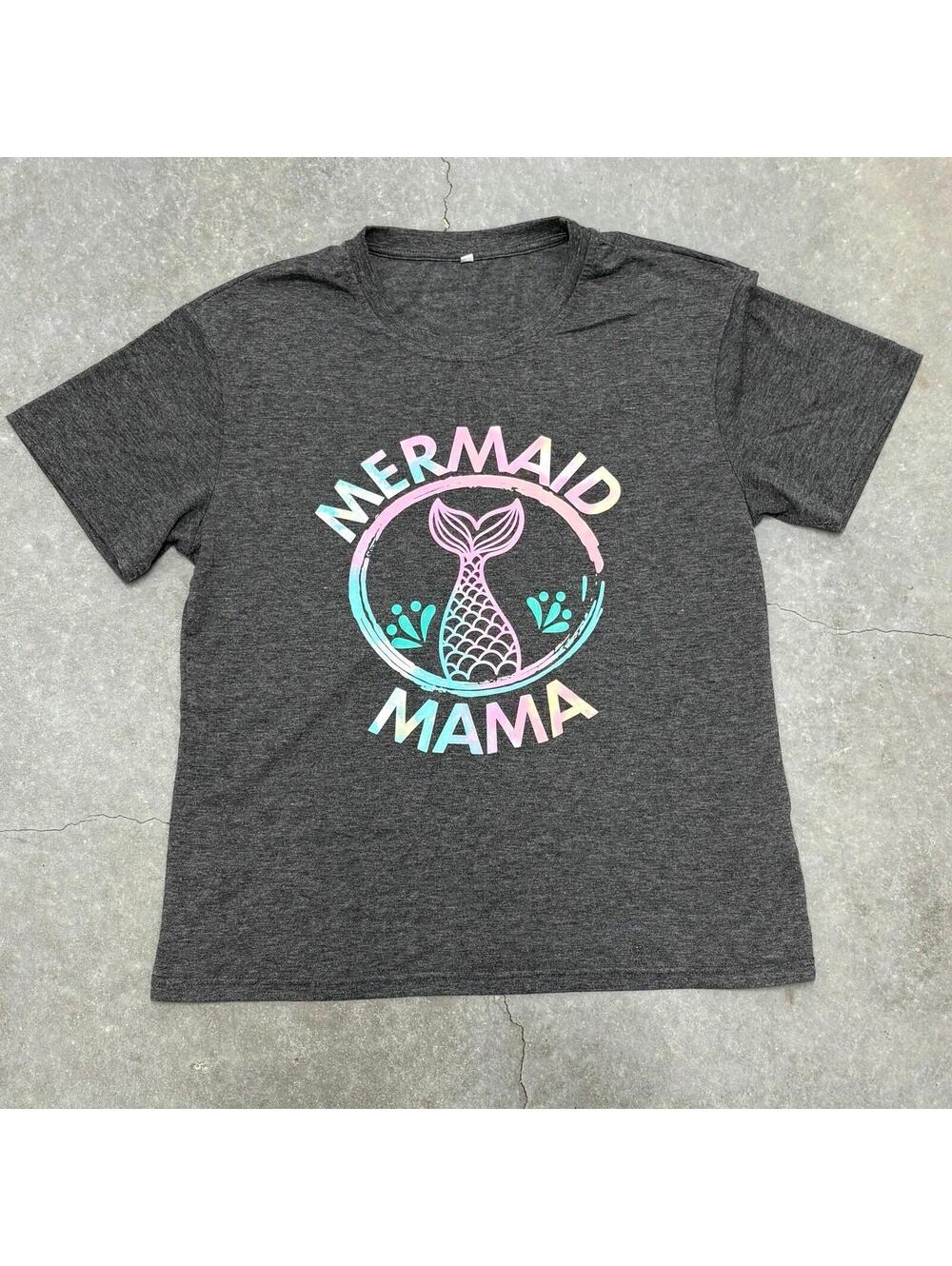 Mermaid Mama Logo T Shirt